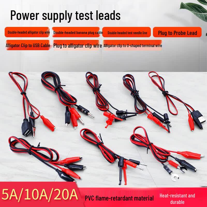 Electrical Test Leads & Alligator Clip Jumper Wires