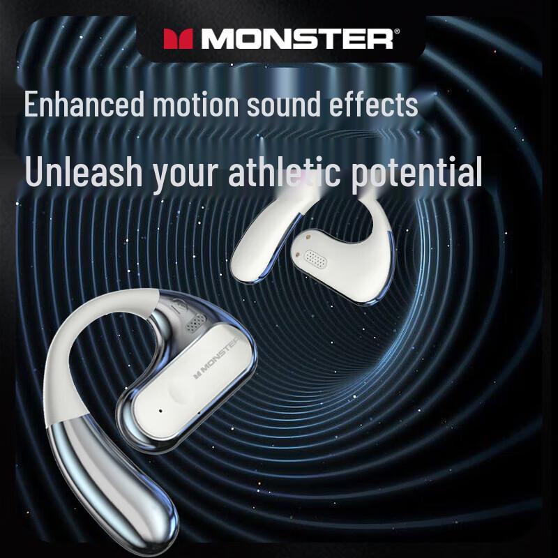 Monster Wireless Bluetooth Open-Ear Sport Headphones