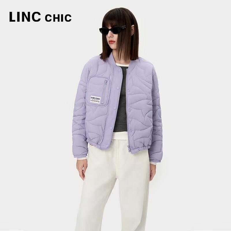 Jinyujie Women's Lightweight Duck Down Baseball Jacket