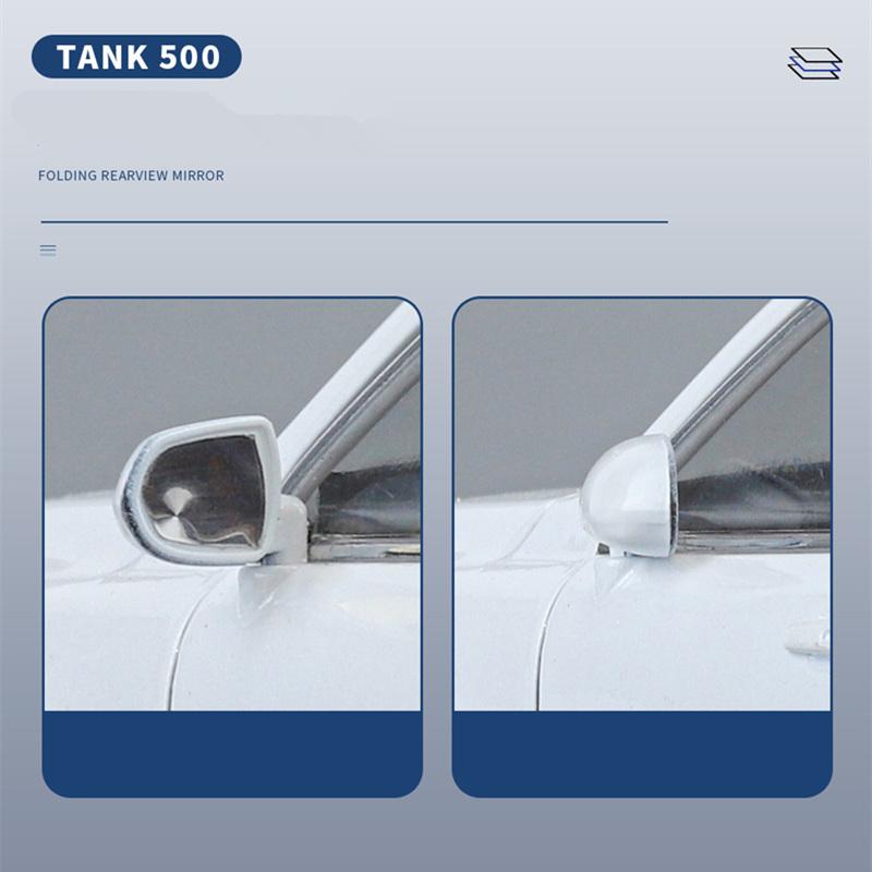 1/24 Tank 500 Hi4-T SUV Legierungsauto-Modell Diecast Metallspielzeug Geländefahrzeuge Auto-Modell Simulation Ton und Licht Kinderspielzeug Geschenke