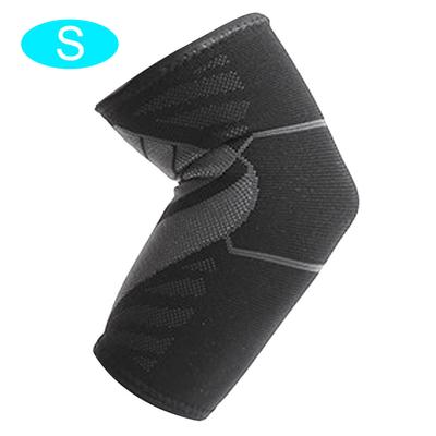 Soporte Unisex de Codo de Punto de Nailon Forzado Transpirable Elástico Fitness Equipo ProtectorS