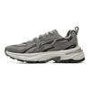 Li Ning Beichen 2K Confortável Versátil Retrô Sola Grossa Aumenta Altura Antiderrapante Resistente ao Desgaste Cano Baixo Tênis Dad Shoes Feminino Cinza AGCU354-5