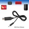Universal 5V USB To 9V DC3.5x1.35mm Charging Cord Compatible for Home Electronics and Gadgets Boost Power Cable