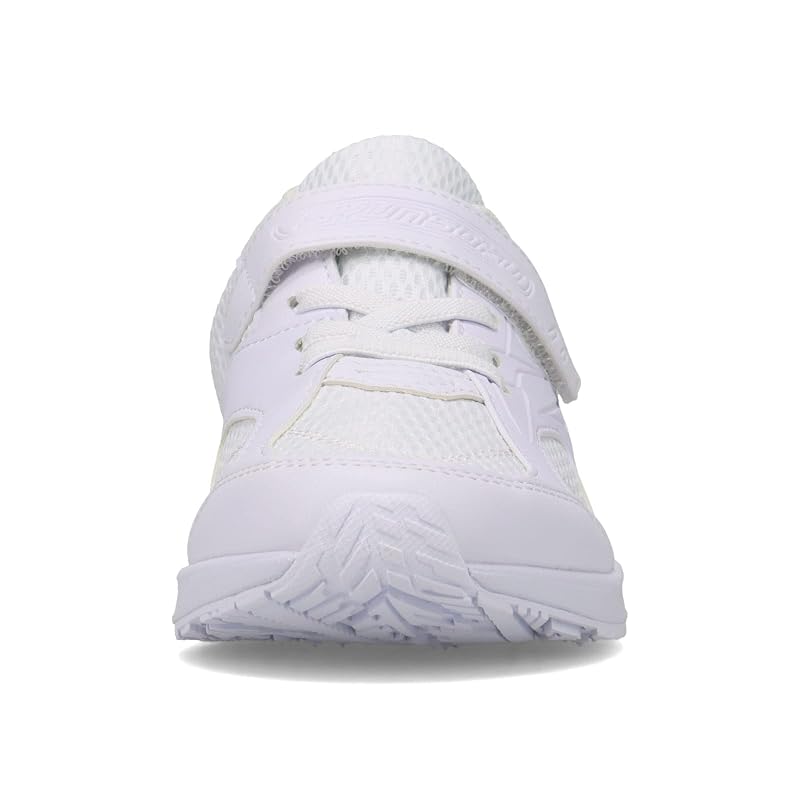 [Shunsoku] Kids' Sneakers for Boys and Girls, Lightweight, Sizes 15-27cm, 2E Width, SJJ 1950 White/White (Current Color), Size 21.0 Cm, 2E Width