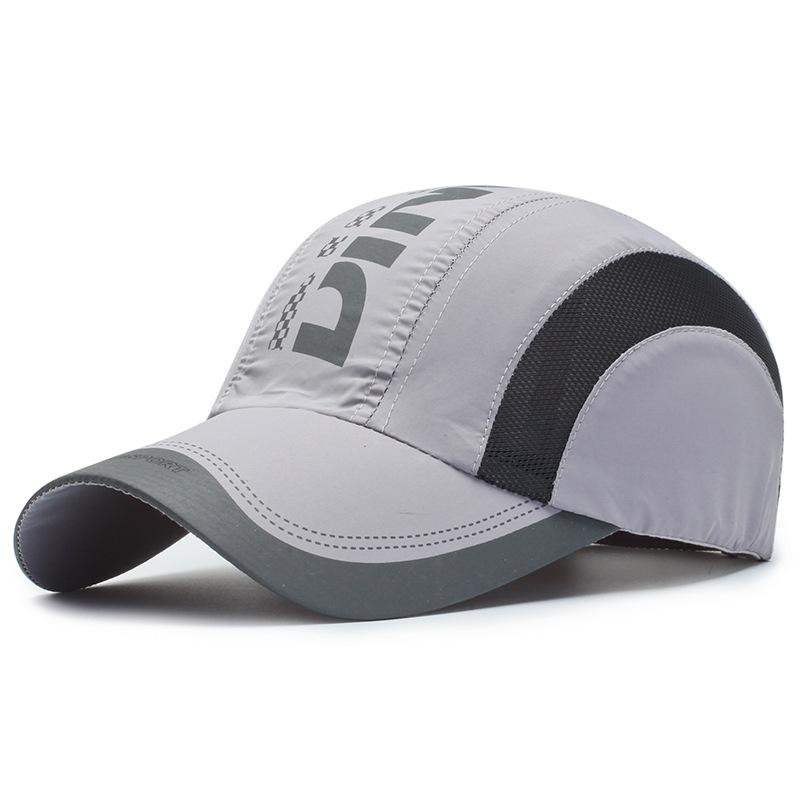 New summer quick-dry baseball cap for men and women - youthful, stylish, outdoor sports sun protection breathable mesh visor hat