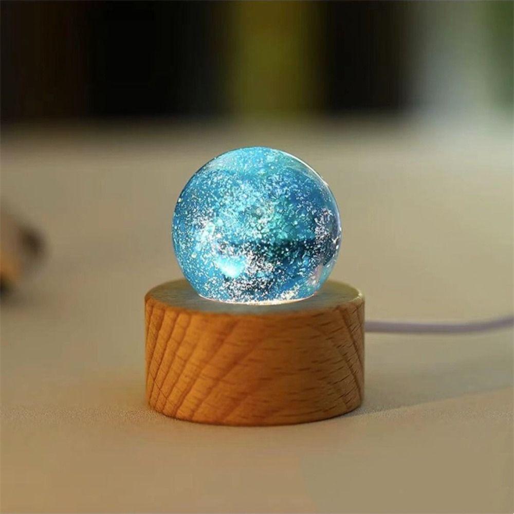 

Ночной светильник Chroma Led из цельного дерева с изображением млечного пути, украшение интерьера, окружающий свет, пара, свидание Style B