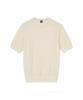 IOLO Cool Linen Half Crewneck_Ivory