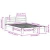 Solid Wood Bed Without Mattress Wax Brown 120x190 Cm Pine Wood
