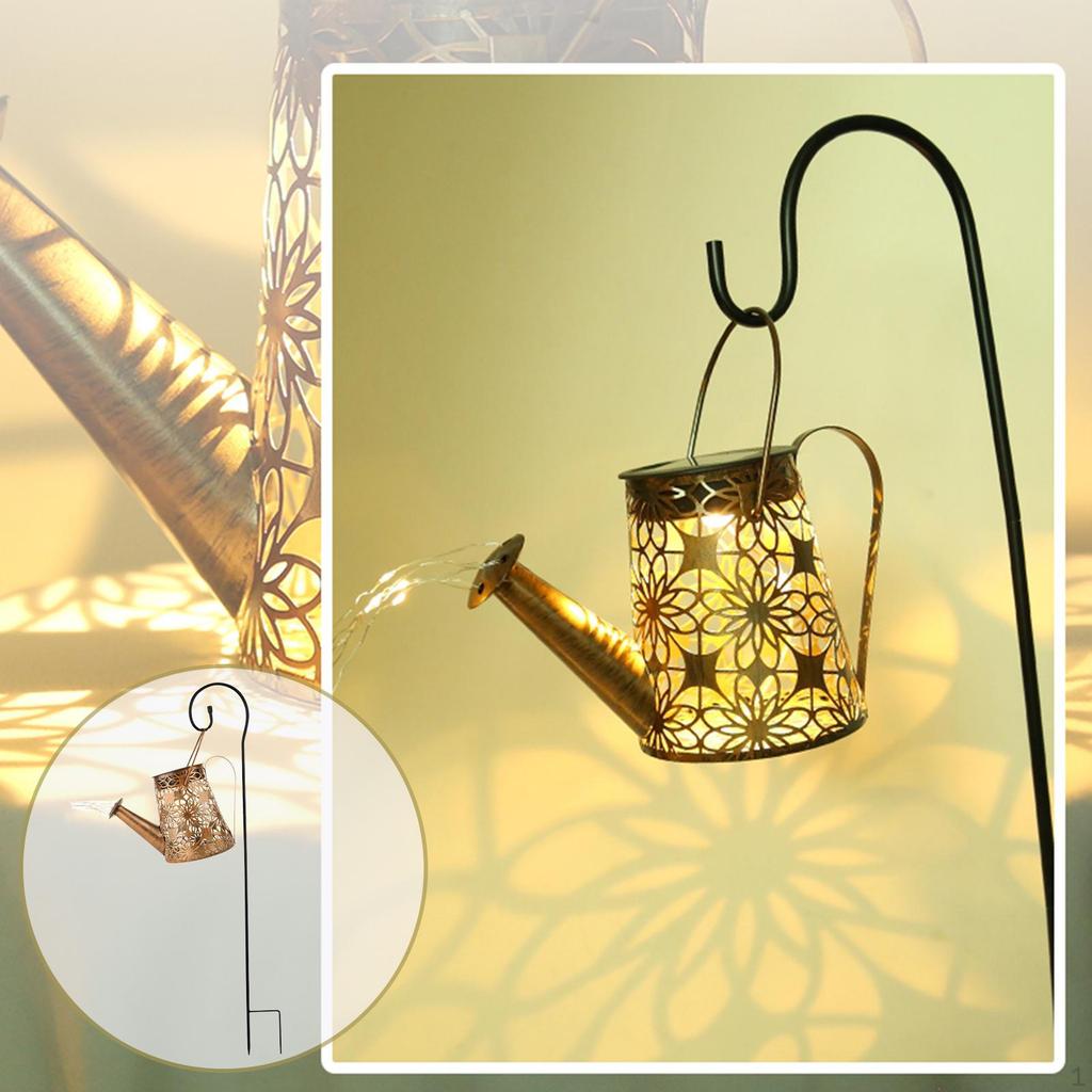 Waterproof Lights, Solar Watering Can Light Outdoor Garden Decor