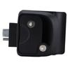 Camper Door Latch Zinc Alloy Black Powder Coating with 2 Keys for Large Vehicles