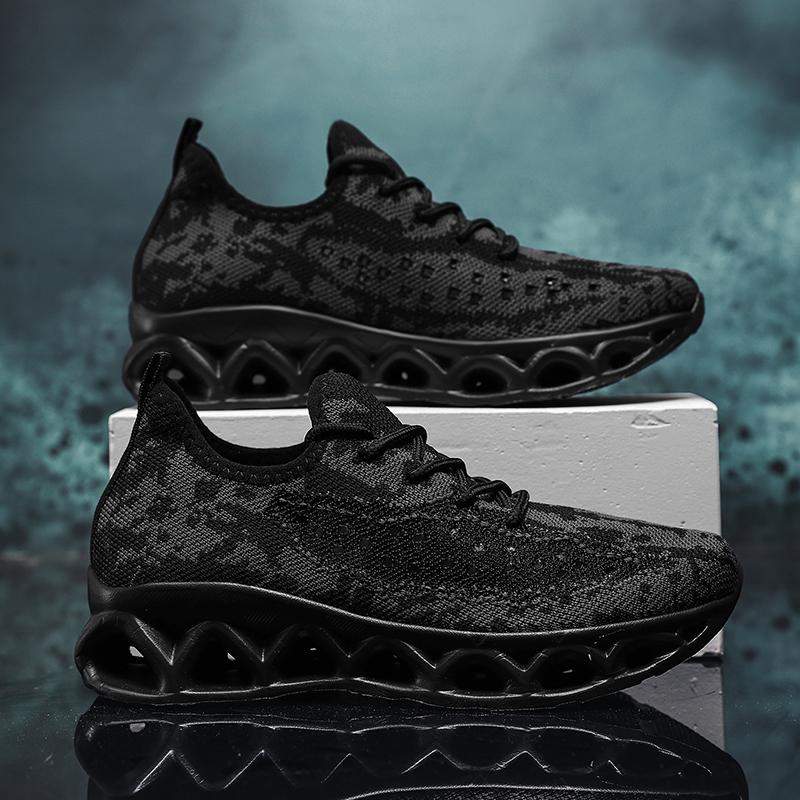 

Мужские кроссовки для бега Сверхлегкие Летние Сетчатые Удобные Противоскользящие Кроссовки Горячие Продажи Новые Уличные Внедорожные Дышащие Повседневные Кроссовки 36 чёрный