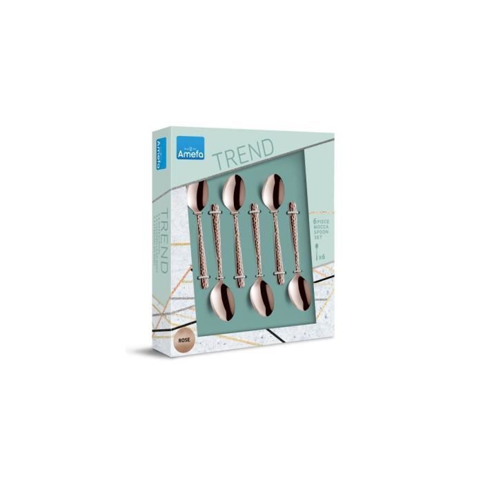 Felicity - 6 Cuillères Moka Champagne Rosé