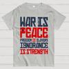 War Is Peace Unisex 100% Cotton Summer Casual Cool Loose T-Shirt