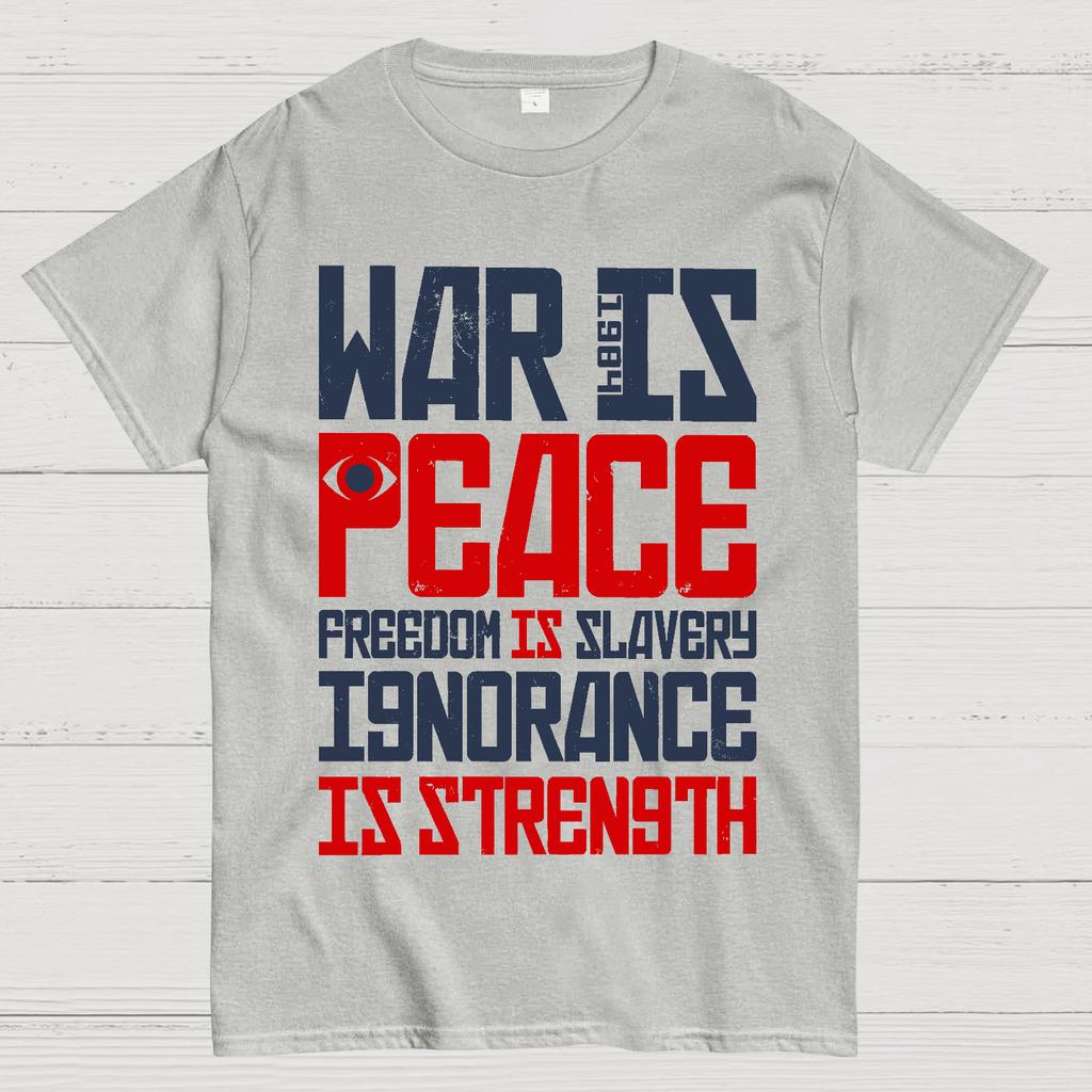 War Is Peace Unisex 100% Cotton Summer Casual Cool Loose T-Shirt