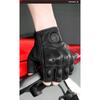 Motorcycle Fingerless Gloves Winter Summer Motocross Protective Gear Touch Screen Gloves  Leather Touchscreen Motocross Gloves