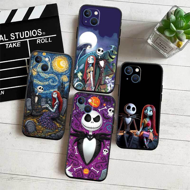 Nightmare Before Christmas Shockproof Phone Case for iPhone 6 6s 7 8 11 12 13 14 15 16 17 16E XS Pro Max XR X SE Air
