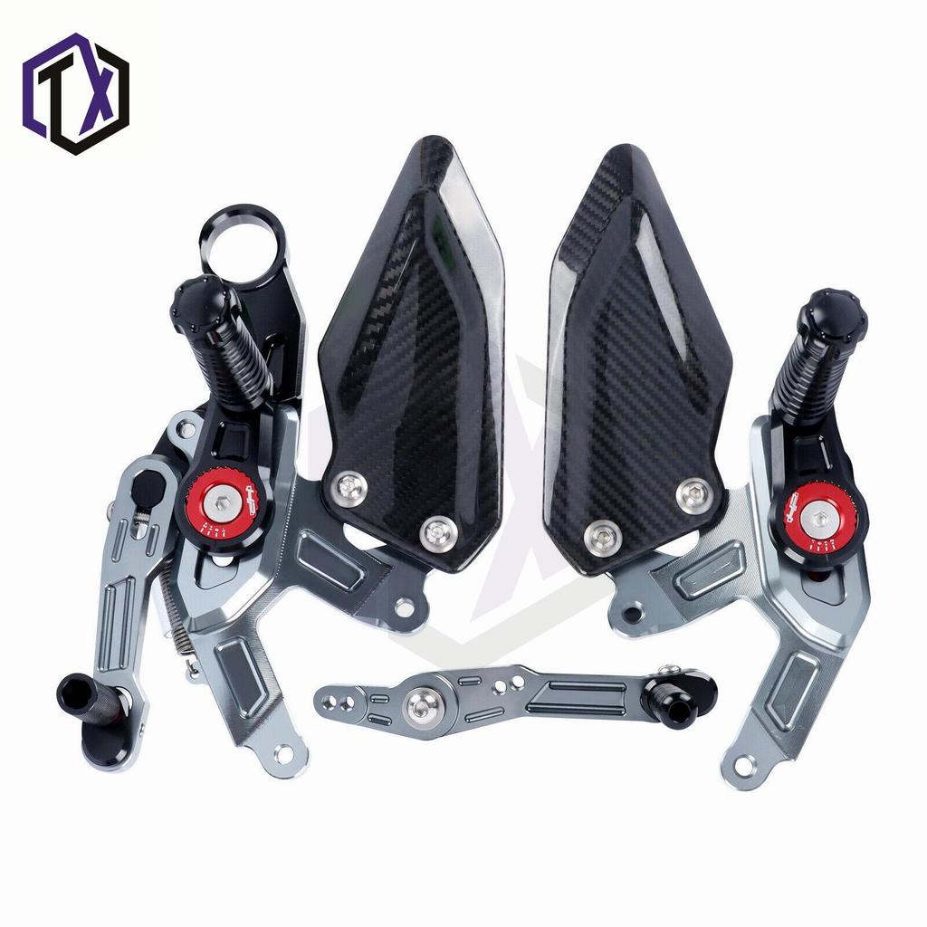 Carbon Fiber Raised Footpegs for BMW S1000RR (2015-2018) Modification Parts