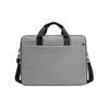 Slim Oxford Cloth Notebook Briefcase for 15.6-17.3 Inch Laptop, Splash-proof Portable Business Handbag, Gray Computer Bag