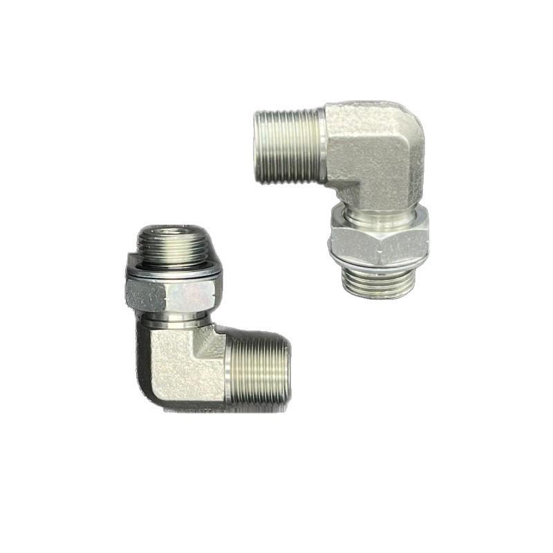 Yonghua 90° Ocelová vysokotlaká nastavitelná kolenová tvarovka pro připojení olejového potrubí.