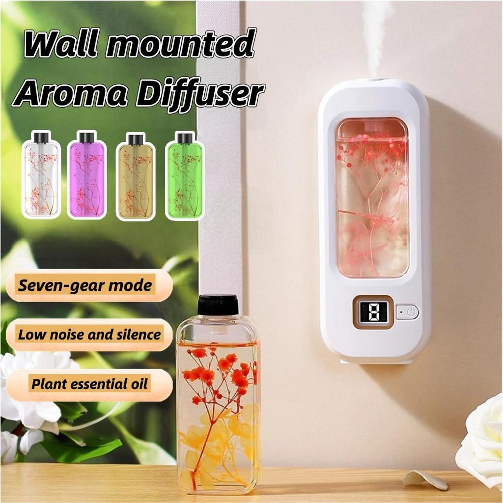 6 Moduser Aromadiffuser H3 Veggmontert Luftfriskerdispenser Duft Eterisk Olje Luftfukter Aromaterapi USB Oppladbar For Hjem Soverom