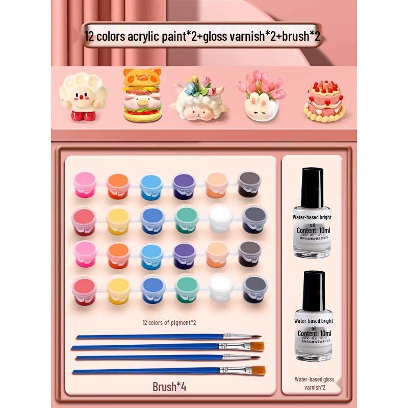 Stone Clay DIY Kit: Lightweight Polymer & Plaster Clay for Handmade Sculptures