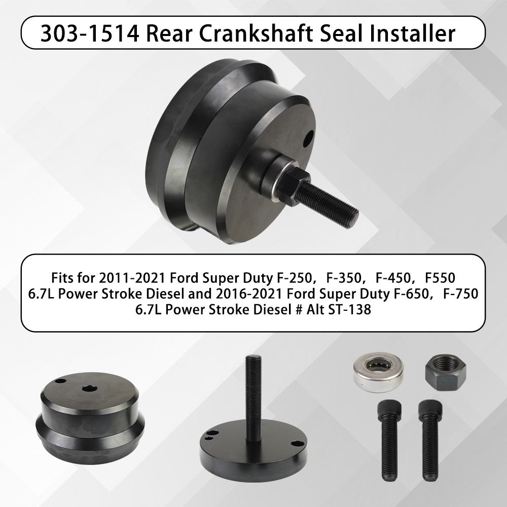 303-1514 Rear Crankshaft Seal Installation Tool Suitable For 2011-2012 Ford Super Duty F250 F350 F450 F550 & 2016-2025 F650 F750