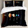 Galakse Planet Trykt Dynetrekk Univers Dekor Sengetøy Dynetrekk Solsystem Ytre Rom Tenåring Barn Gutter 3D Astronomi Tema