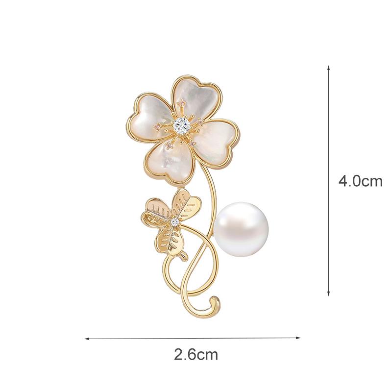 Senior Brooches Flower Leaf Brooch Pins for Women Suit Pendant  Fashion Brooches Jewelry