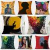 Emotional Outlet Art Painting Cushion Cover Washable Linen Pillowcase Soft  for Daily Sofa Bed Home Room Decor