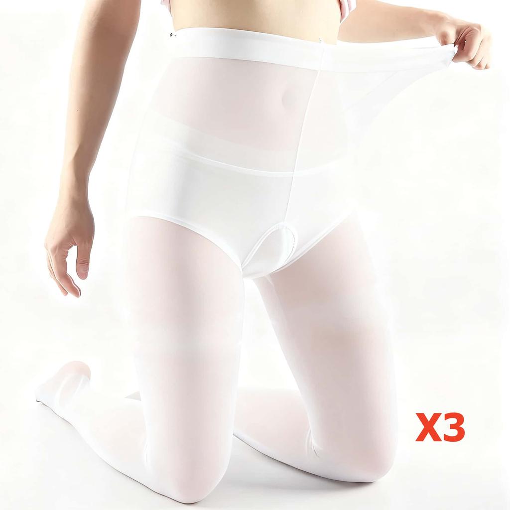 Plus Size Sheer Pantyhose Women Glossy 120Kg Xxl Tights Slimming Thin Summer Panty-Hose Stockings Leg Wear S