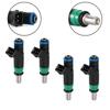 4pcs Fuel Injectors 98MF-BB Fit for Ford Fiesta V 2001-2008 Fusion 2002-2012 1.4L