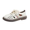 Spring and Summer New Retro Hollow Sandals Female Korean Version of The Big Yards of Casual Students Strap