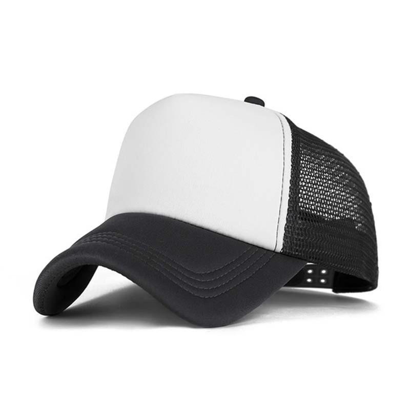 Men's and women's color matching grid baseball caps, European and American simple light board sun hats, neutral wide-brimmed hats.