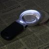 Led Light 3x Magnifier Handheld Mini Loupe Multifunction Folding Magnifying Glass for Reading Jewelry Magnifying Glass