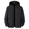 Windproof Waterproof Hooded Jacket for Couples - Versatile Spring/Autumn Outerwear for Trendy, Casual Mountaineering.