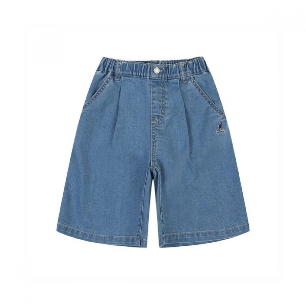 Kangol Kids Denim Bermuda Shorts Blue Sa 0104 Blue/110
