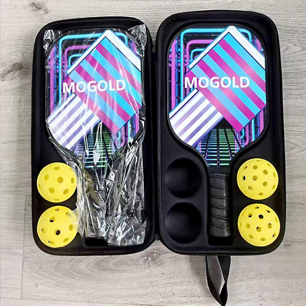 Waterproof Table Tennis Racket Bag Portable Racket Organizer  Holds 2 Paddles and 4 Balls