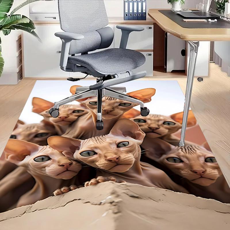 1 stuks kat sphynx Tapijt, Kantoortapijt Buitenmat Huisdecoratie Vloerkleed Festival
