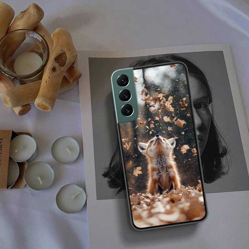 Red Fox Vulpes Phone Case For Samsung Galaxy S22 S25 Ultra S21 S10 Plus S26 Edge S20 S23 S24 FE Cover Silicone Soft TPU Clea