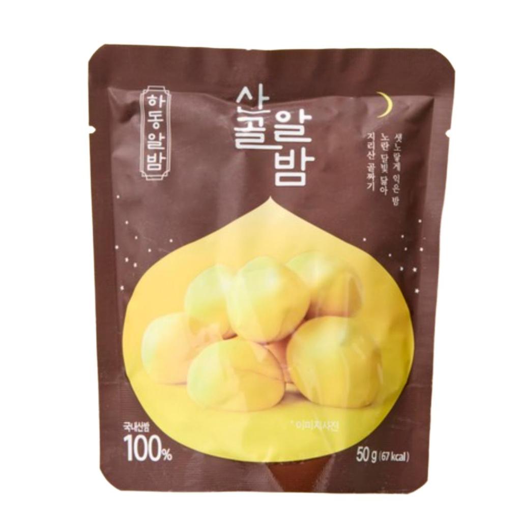 Ecomom Sangol Roasted Chestnut 50g x 3 Pack Healthy Snack
