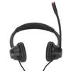 RJ9 Telephone Headset Noise Cancelling Binaural Corded Cell Phone Headphone with Mic for VOIP Phone Landline
