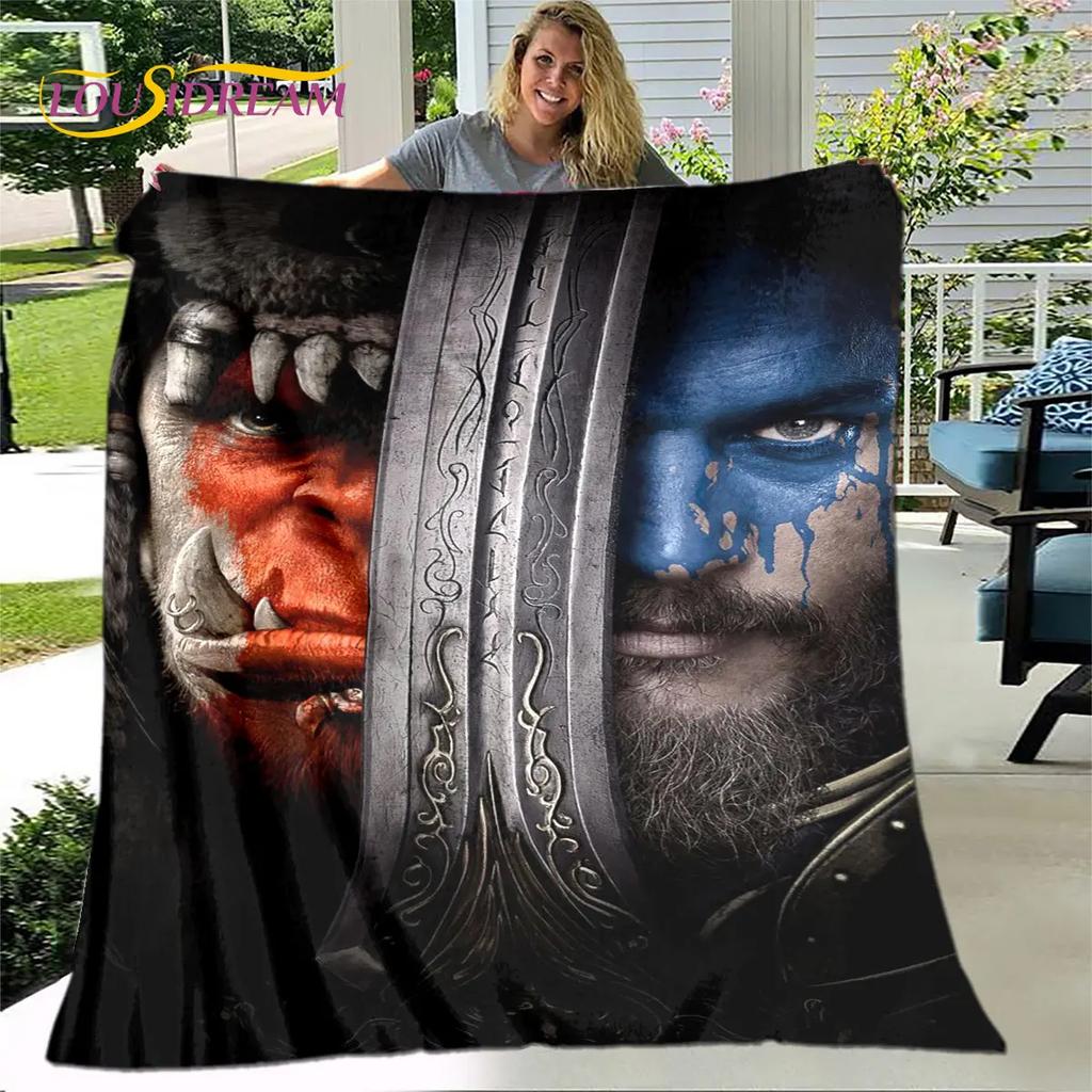 WOW, World of Warcraft Game Gamer Soft Plush Blanket,Flannel Blanket Throw Blanket for Living Room Bedroom Bed Sofa Picnic Cover