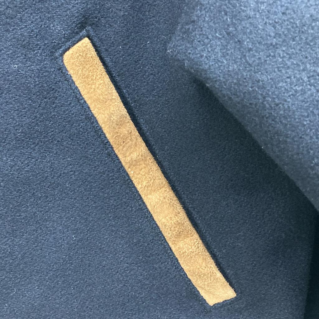 LLBean Navy Mackinaw Hunting Wool Jacket, 80s, Made In USA Jacket M NavyUsed