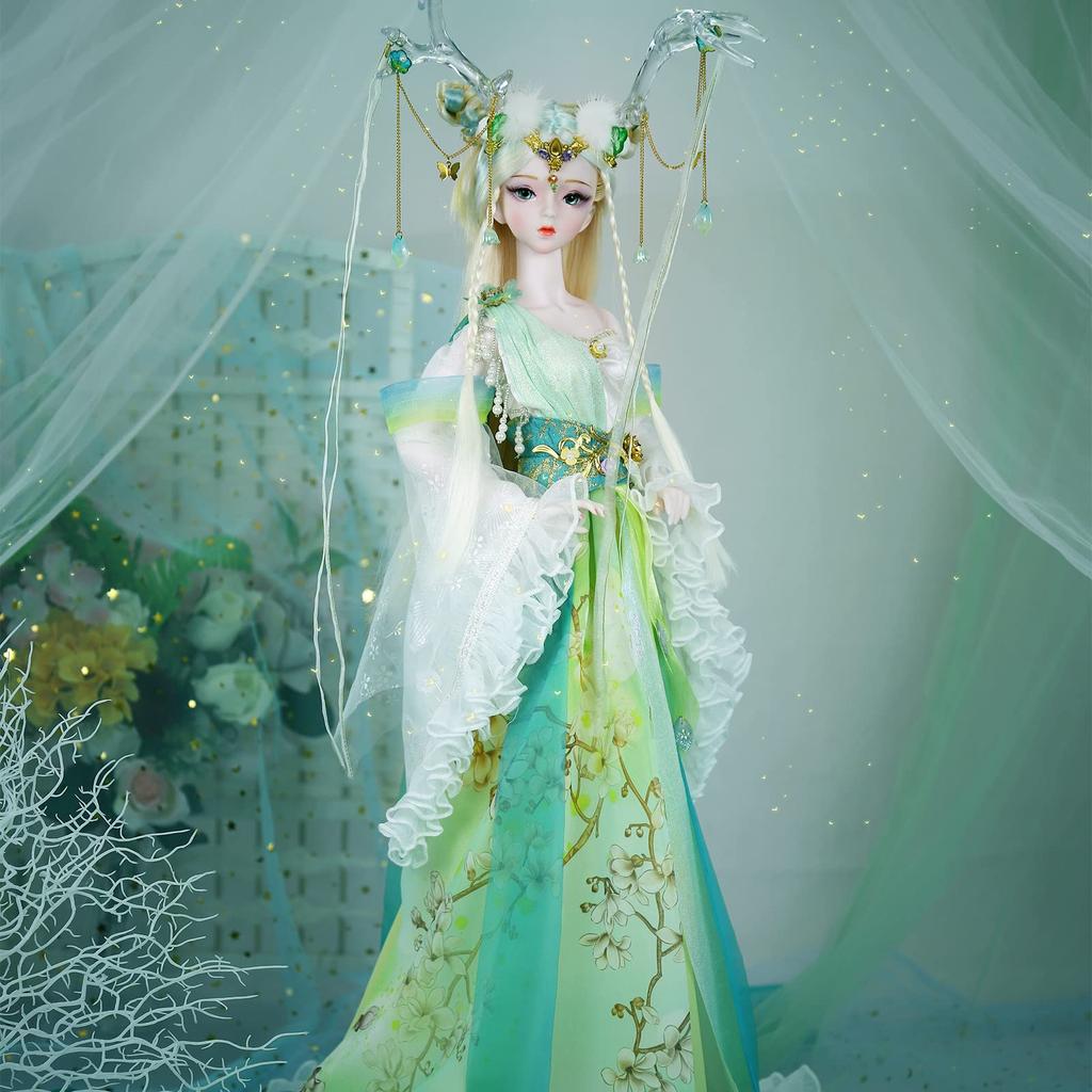 ICY Fortune Days 60cm BJD Doll with 34 Movable Mechanical Toy and Gift for Adults and Kids Ages 8 and Up Joints, (Luyaoyao)