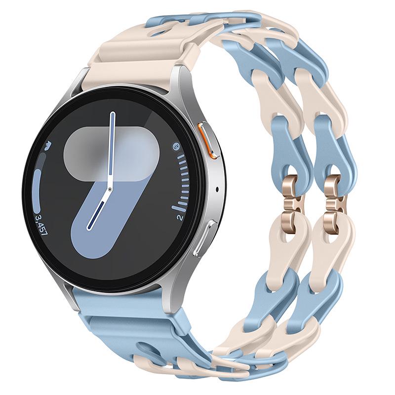 Fashion Hollow Silicone Strap for Samsung Watch7 & Huawei GT3 Pro