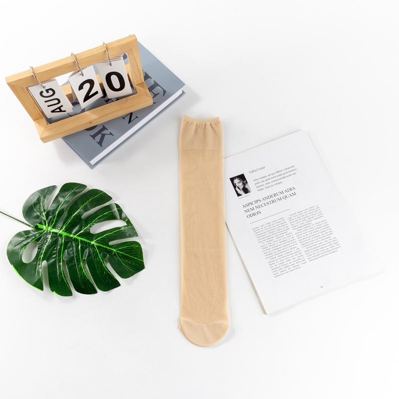 

Летние ультратонкие, устойчивые к зацепкам и нескользящие гольфы до середины икры телесного цвета для женщин 1 pair телесный