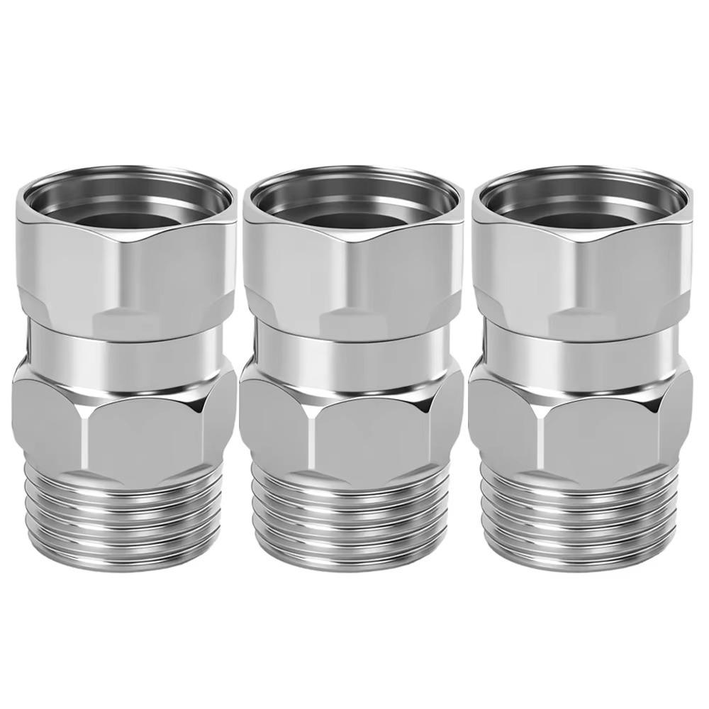304 Stainless Angle Valve Connector 360 Rotatable Swivel Joint New Faucet Adapter Home Plumbing