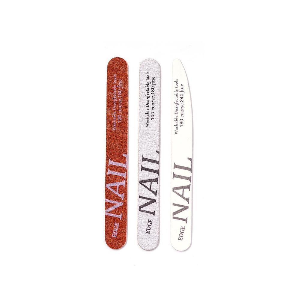 Double-Sided, No-Shed, Washable Nail Art File: Ultra-Thin, Grit Strip for Shaping, Carving, and Grinding Nails