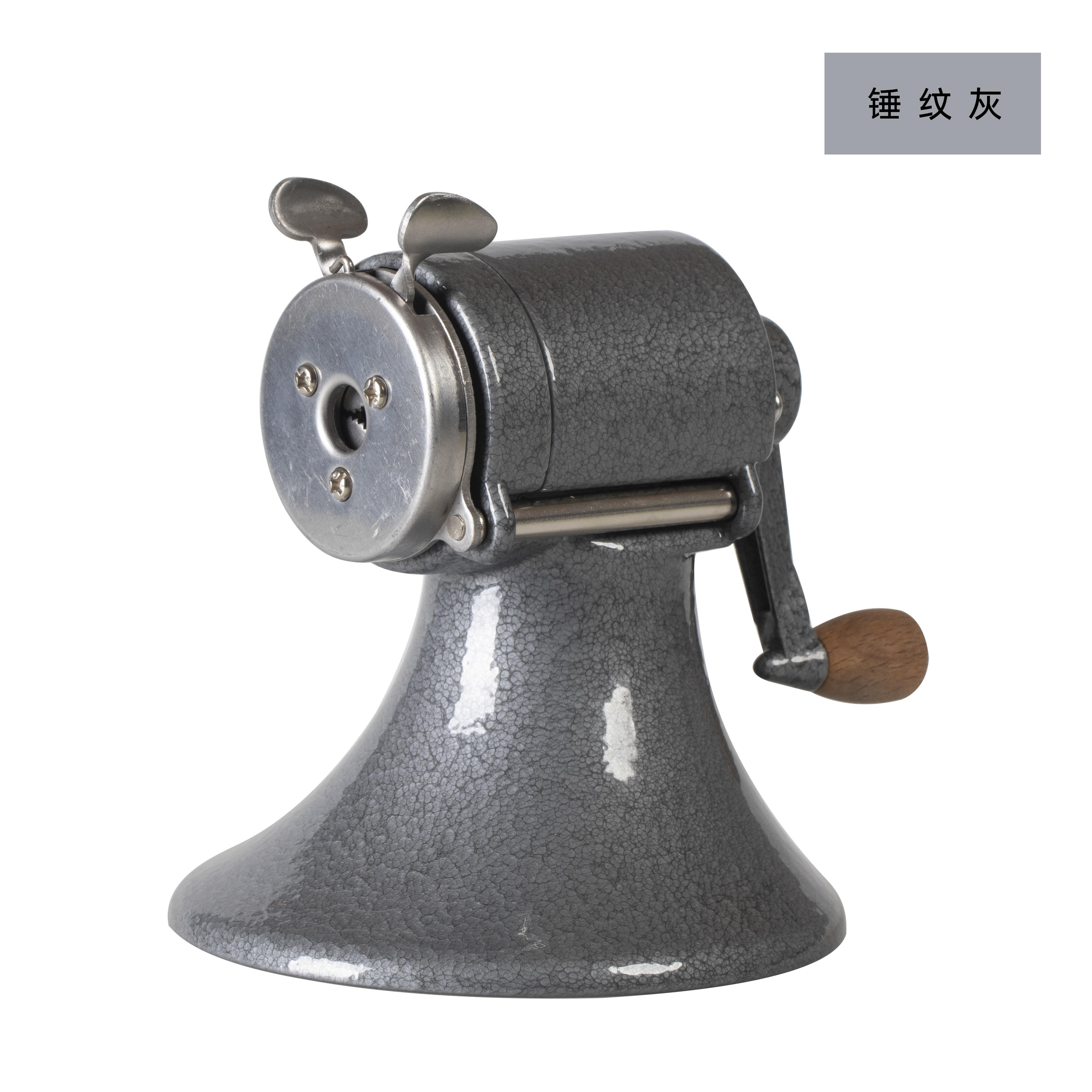 Новые 6 цветов, ретро цельнометаллическая точилка для карандашей, ручка из дерева, ручная рукоятка, катушка для карандашей, точилка для карандашей