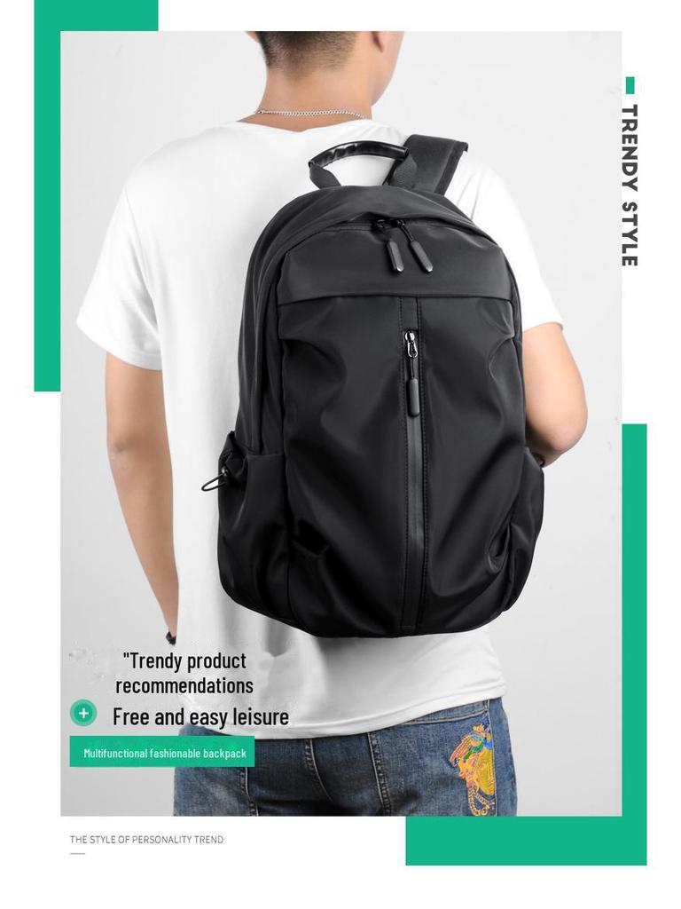 Men's Casual Travel Backpack: Stylish, European & American Design, Trendy School & Computer Bag